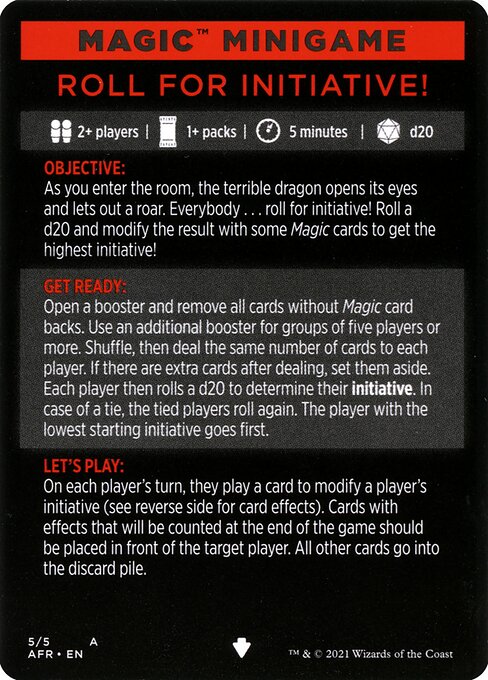 Roll for Initiative