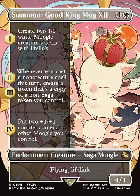 Summon: Good King Mog XII