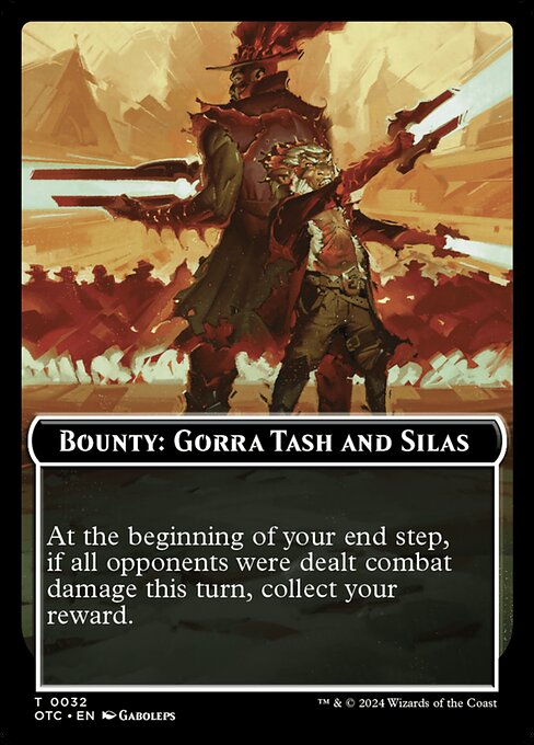Bounty: Gorra Tash and Silas