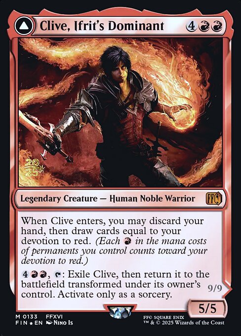Clive, Ifrit's Dominant