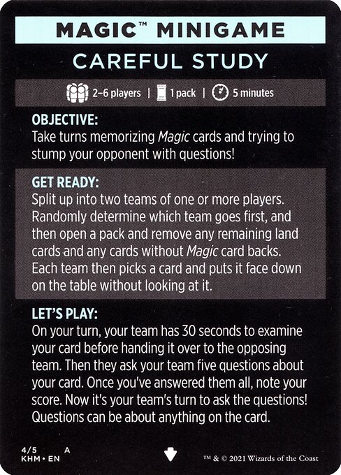 Careful Study (minigame)