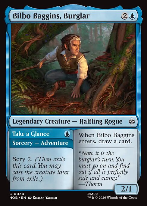 Bilbo Baggins, Burglar