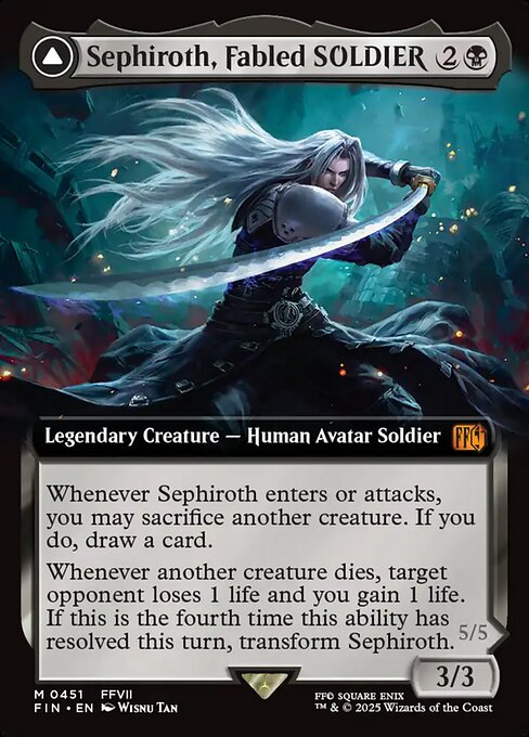 Sephiroth, Fabled SOLDIER