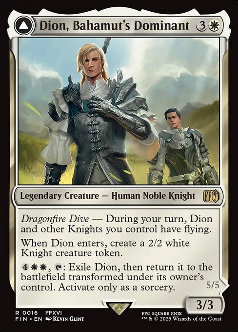 Dion, Bahamut's Dominant