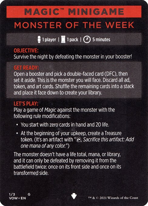 Monster of the Week