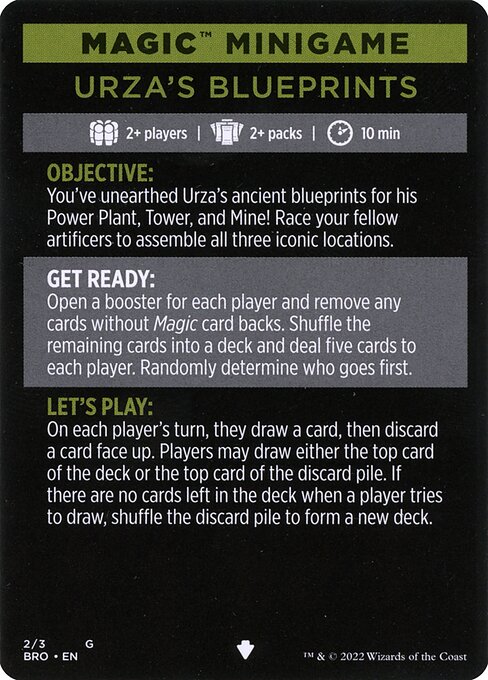 Urza's Blueprints (minigame)