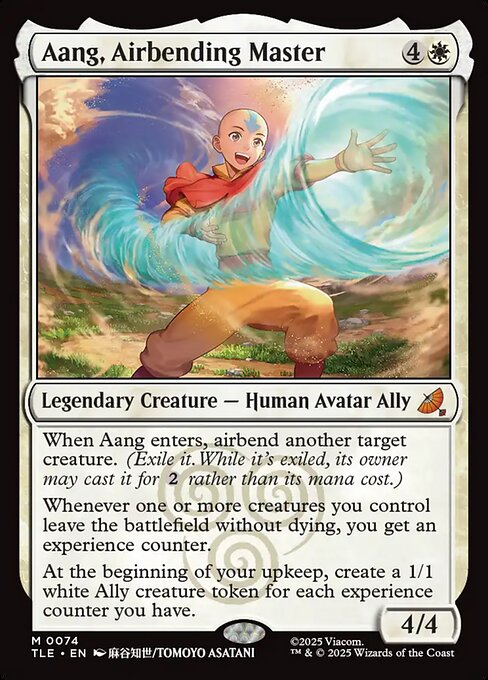 Aang, Airbending Master