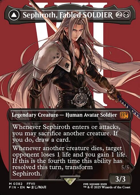 Sephiroth, Fabled SOLDIER